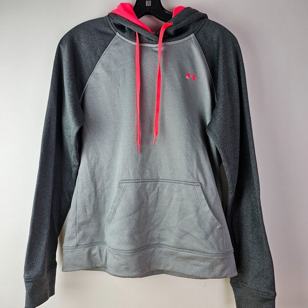 Under Armour Sweater Boys M 8-10 Gray Pullover‎ Hoodie Sweatshirt Youth/Kids